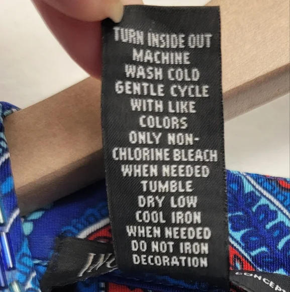 NWOT Size XS International Concepts Blue Paisley Boho Sleeveless Halter Dress - Picture 9 of 9